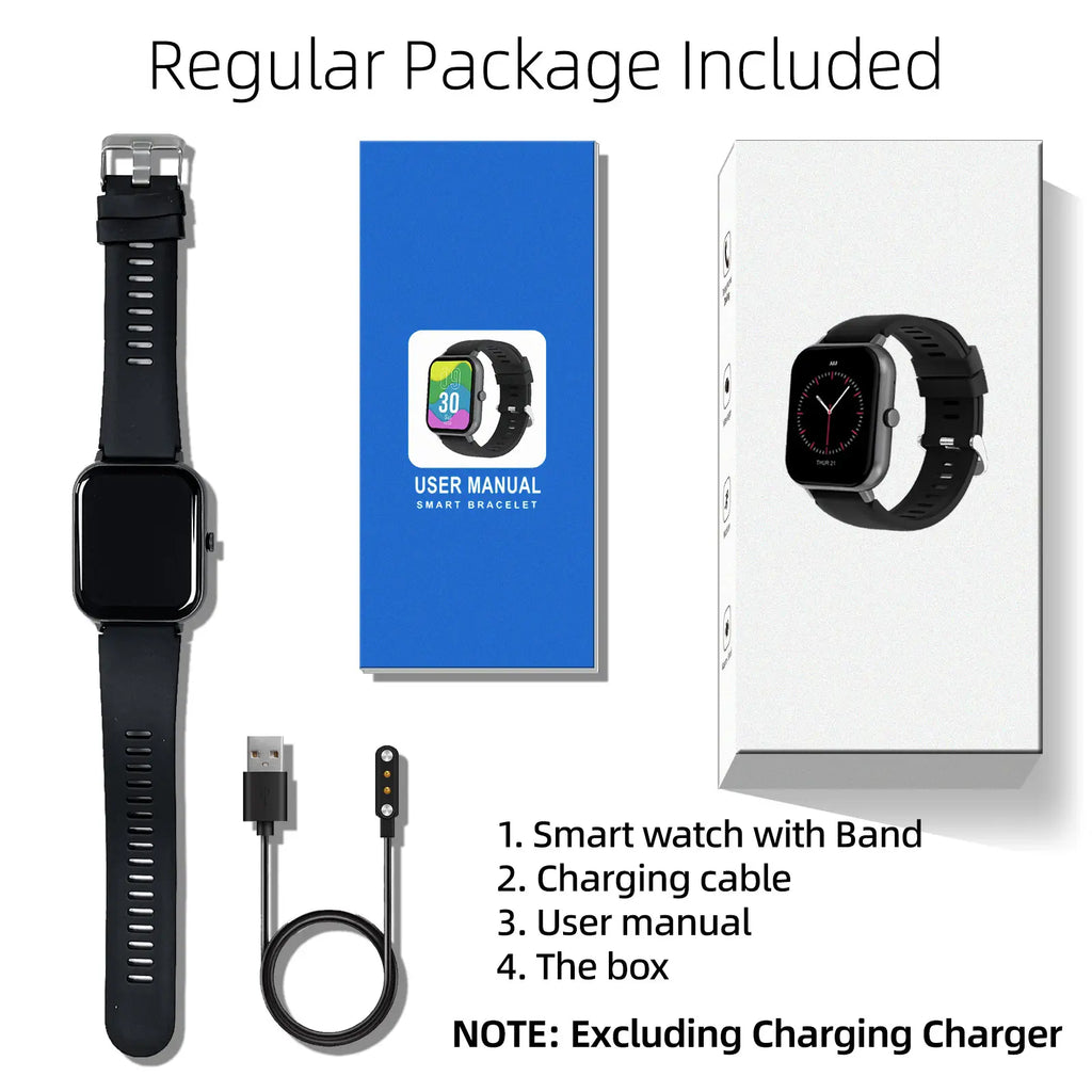 1.83" Touchscreen Smart Watch, Wireless Smart Watch, Calling Smart Watch, Digital Fitness Watches with Call Function & 100+ Sports Modes, Fitness Watch, Waterproof Smartwatch