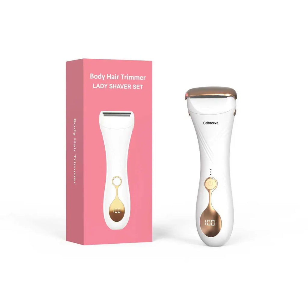Smooth & Safe Electric Shaver for Women, Rechargeable Dry Use Razor for No Nicks & Bumps on Legs, Underarm, Bikini Area, Gentle Lady Shaver