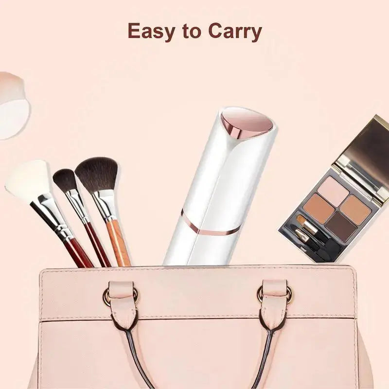 Eyebrow-Facial Hair Remover Women: Portable 2 in 1 Electric Shaver and Facial Trimmer - Rechargeable Eyebrow Lips Body Facial Razor Comfort